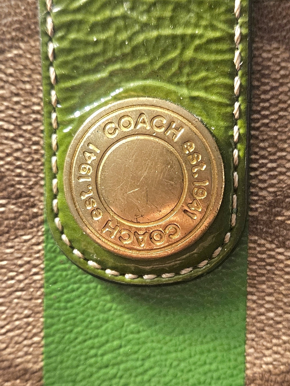 Coach Est. 1941 Heritage Signature Small Zip Wallet - Picture 4 of 12